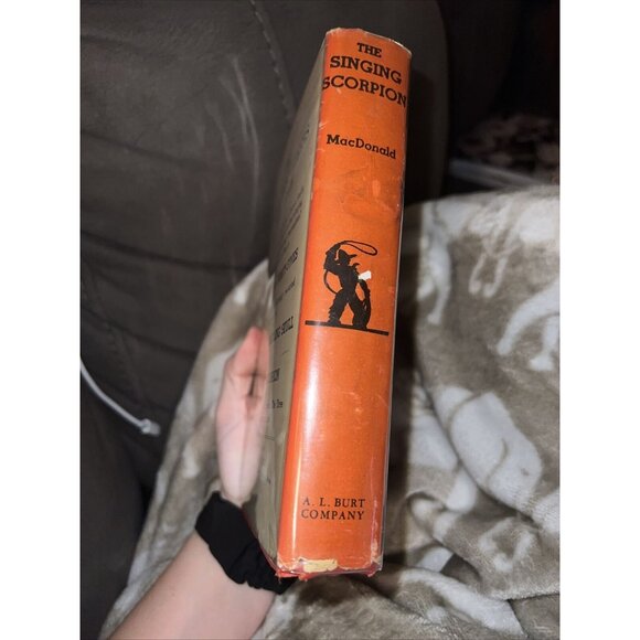 The Singing Scorpion William Colt MacDonald 1934 Rare, 1st HC DJ - Picture 8 of 9